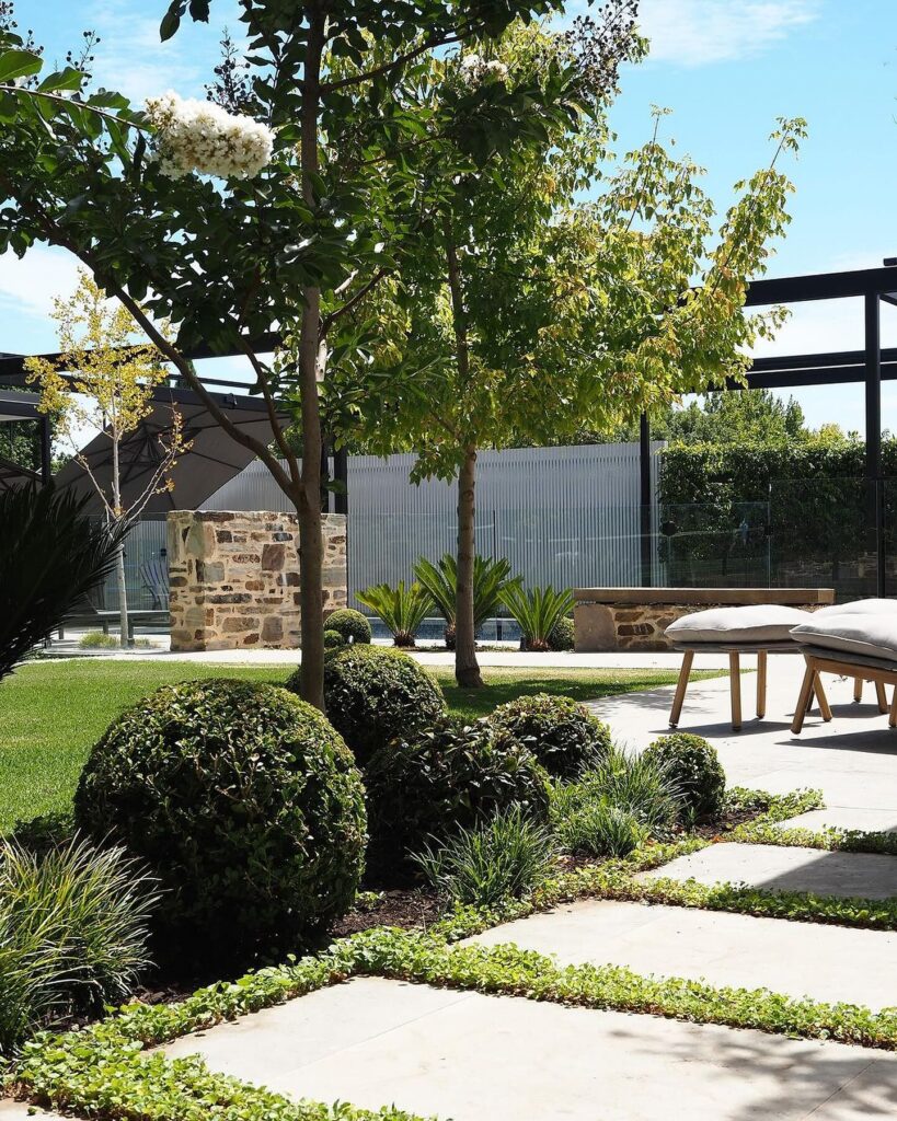 Modern Backyard Oasis with Pergola
