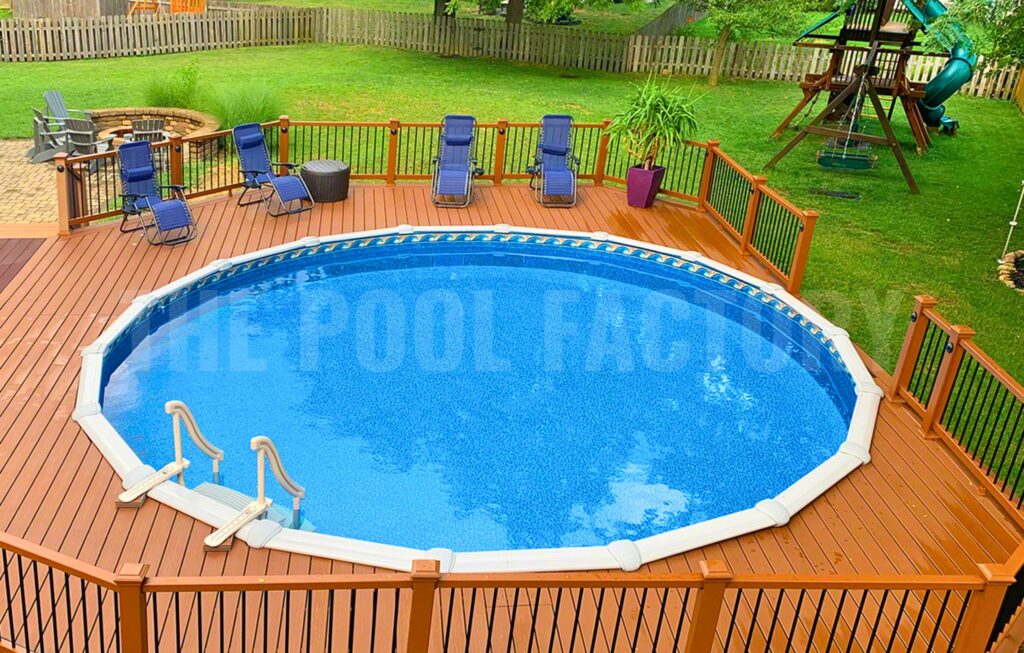 Poolside Deck and Relaxation Area
