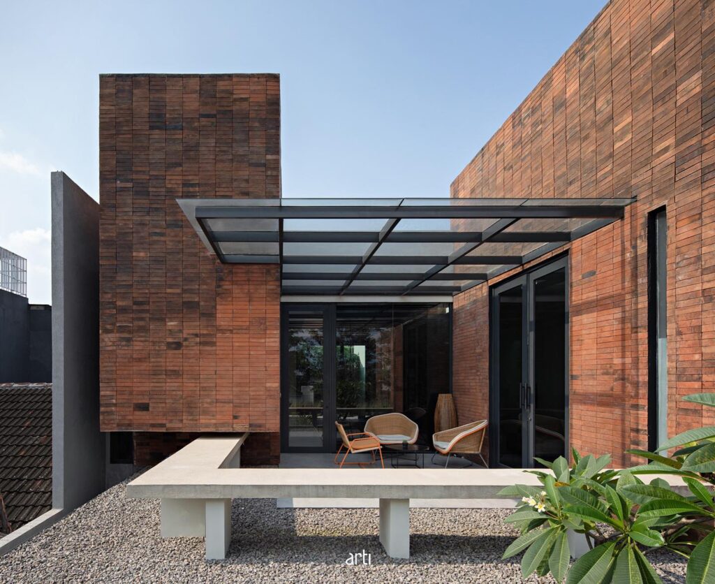 Red Brick House Exterior

