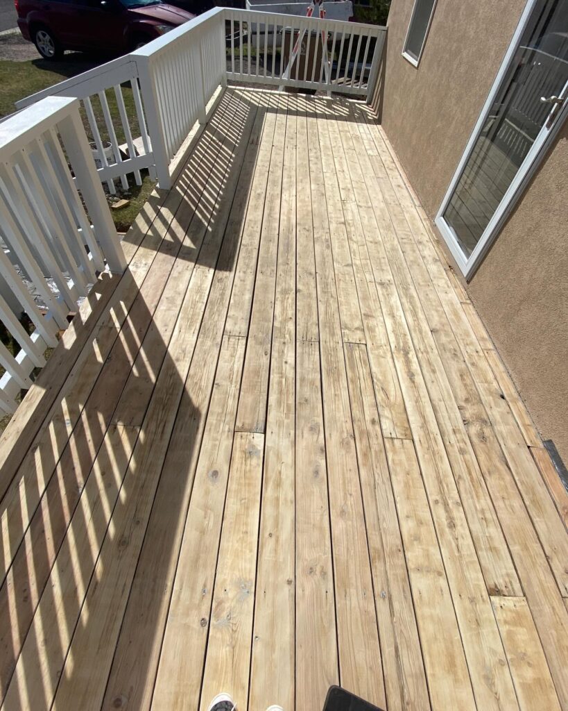 Simple Wooden Deck