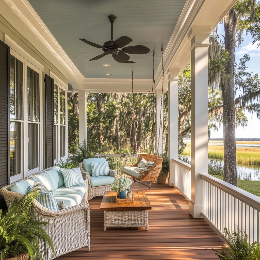 Southern Style Porch Oasis

