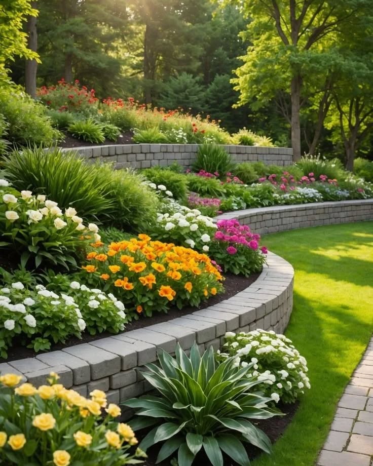 20 Flower Beds in Front of House Ideas!