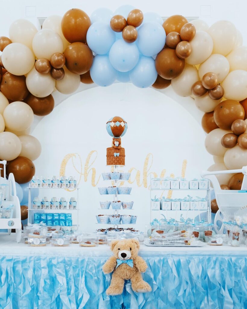 Up, Up, and Away A Hot Air Balloon Baby Shower
