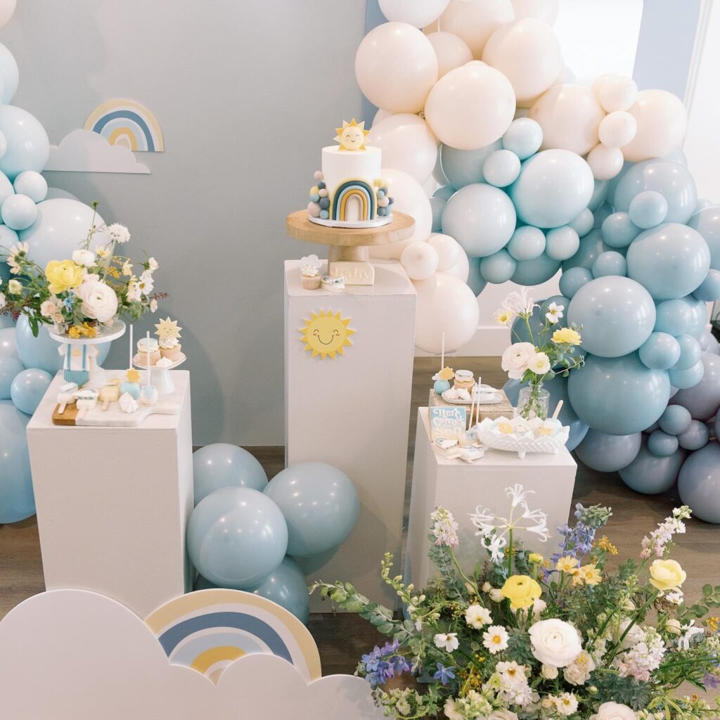 Whimsical Rainbow Baby Shower A Sky Full of Joy
