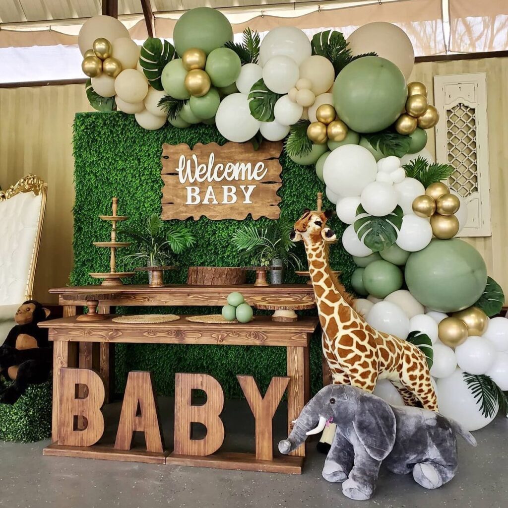 Wild One Welcome A Lush Safari Baby Shower
